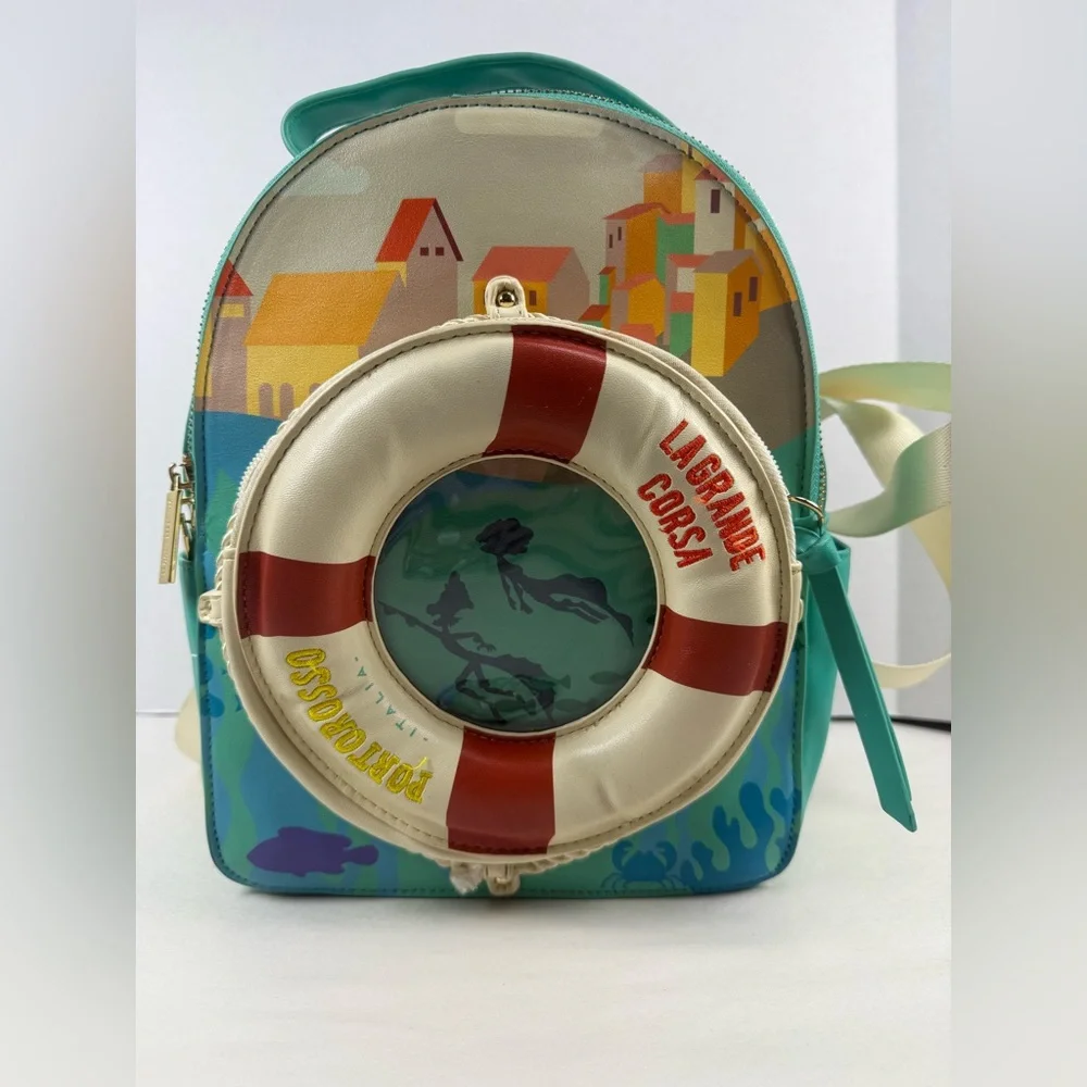 Danielle Nicole Disney Pixar Luca Porto Rosso Lifesaver Mini Backpack -Exclusive - Picture 5 of 12